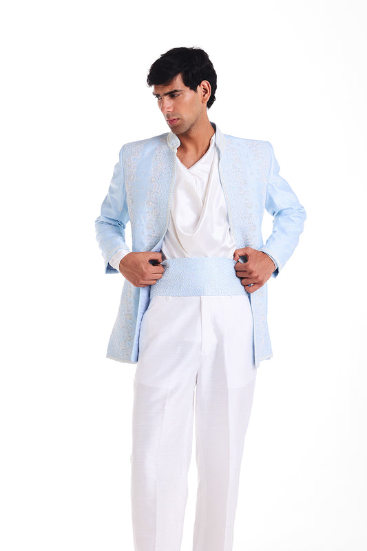 Blue Meadow Jacket Set