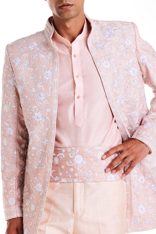 Peach Élan Jacket Set