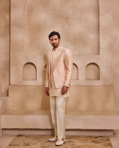 Suit-Style Jacket Set