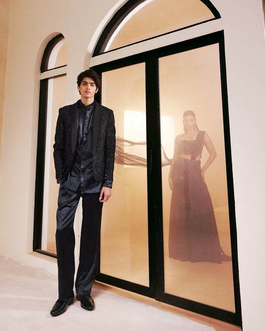 Midnight Black Tuxedo