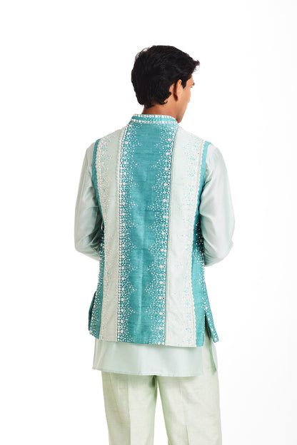 Mint Garden Bandhgala Set