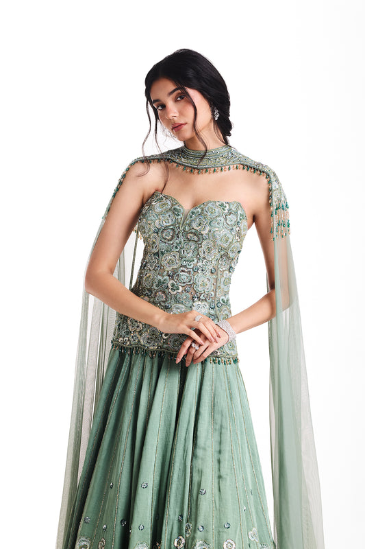 Sage Garden Lehenga Set