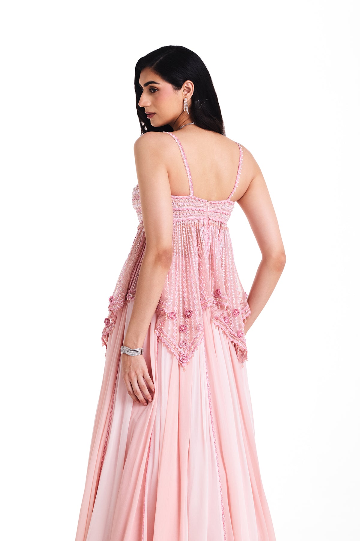 Pink Magnolia Lehenga Set