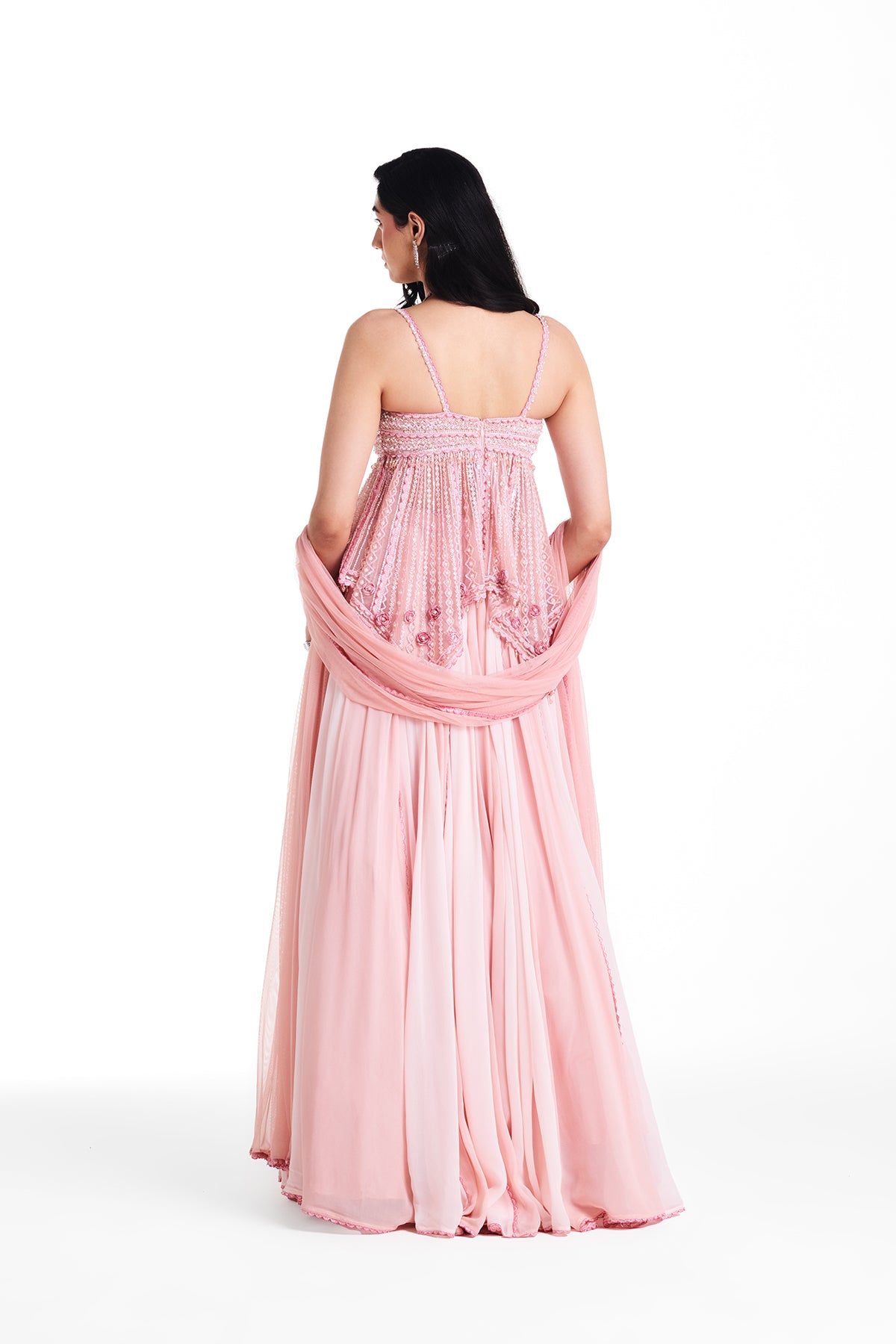 Pink Magnolia Lehenga Set