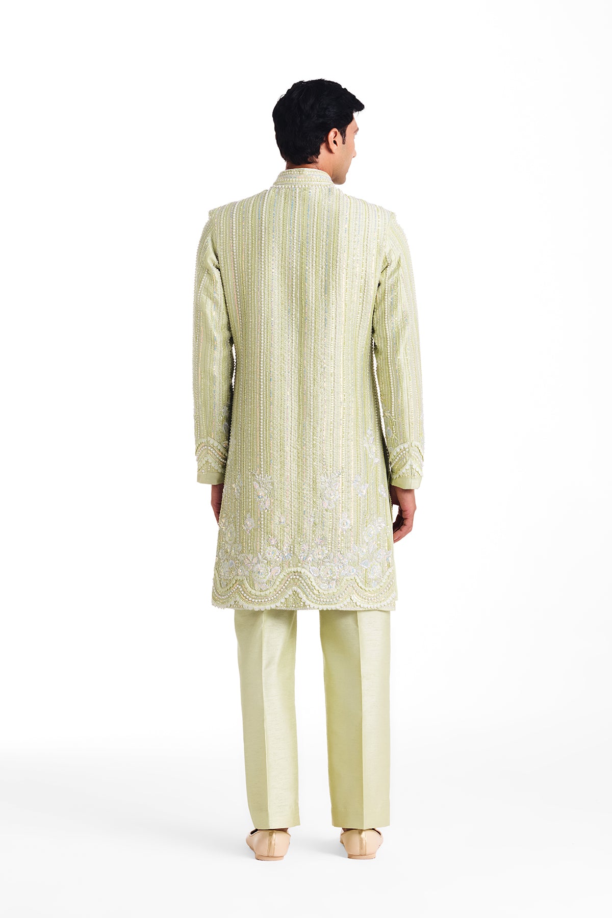Royal Sage Sherwani Set