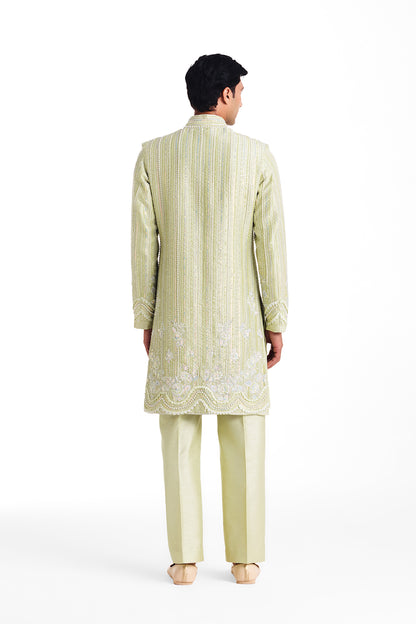 Royal Sage Sherwani Set