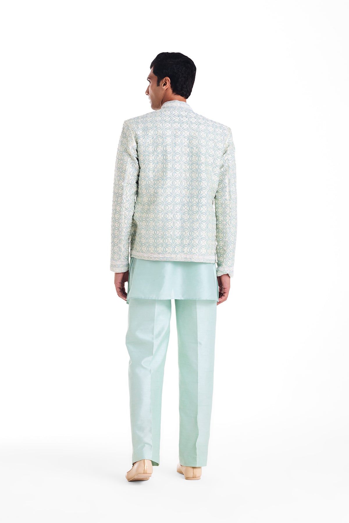 Celestial mint green Jacket Set