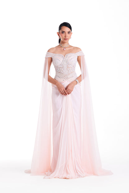 Pearl White Gown