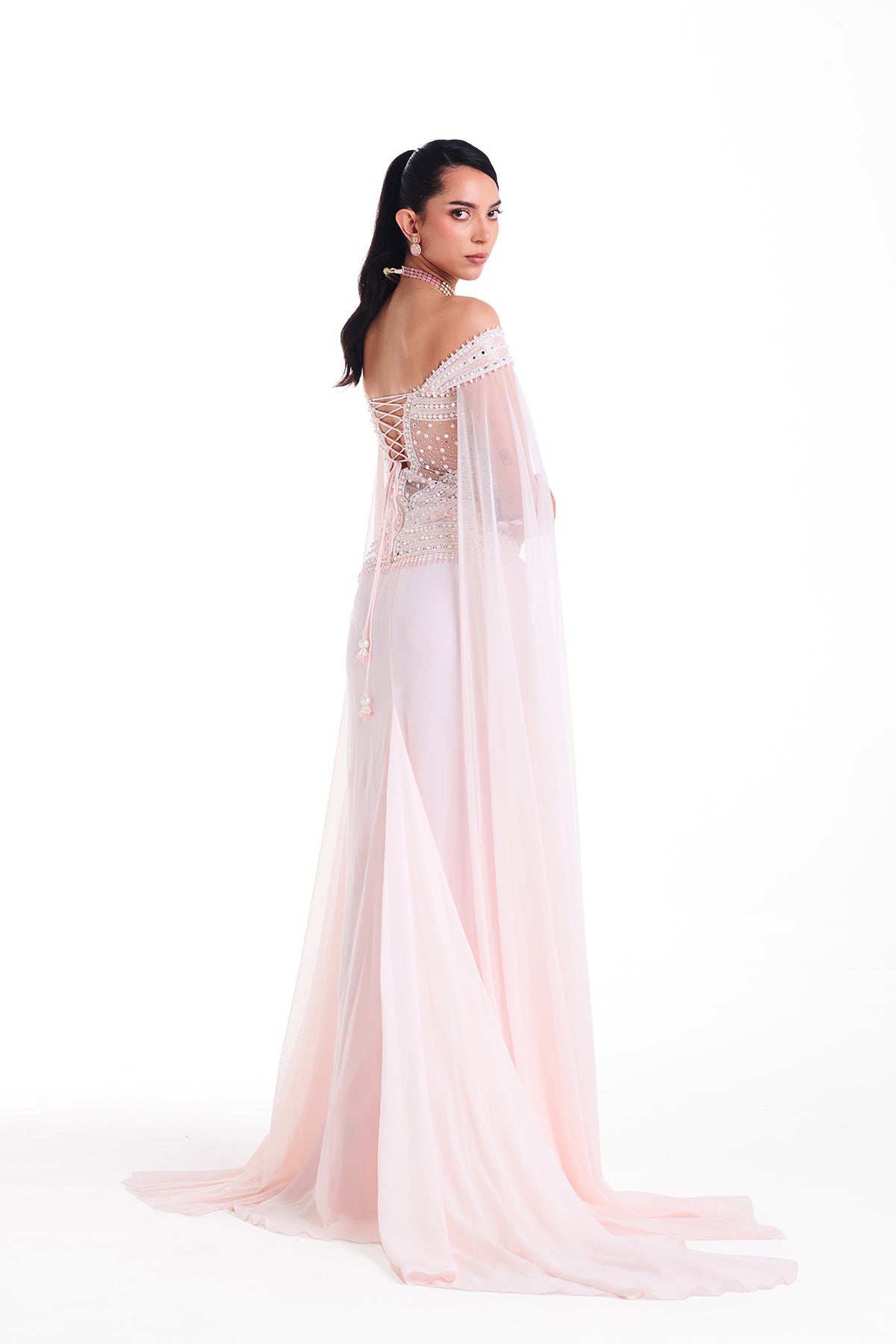 Pearl White Gown