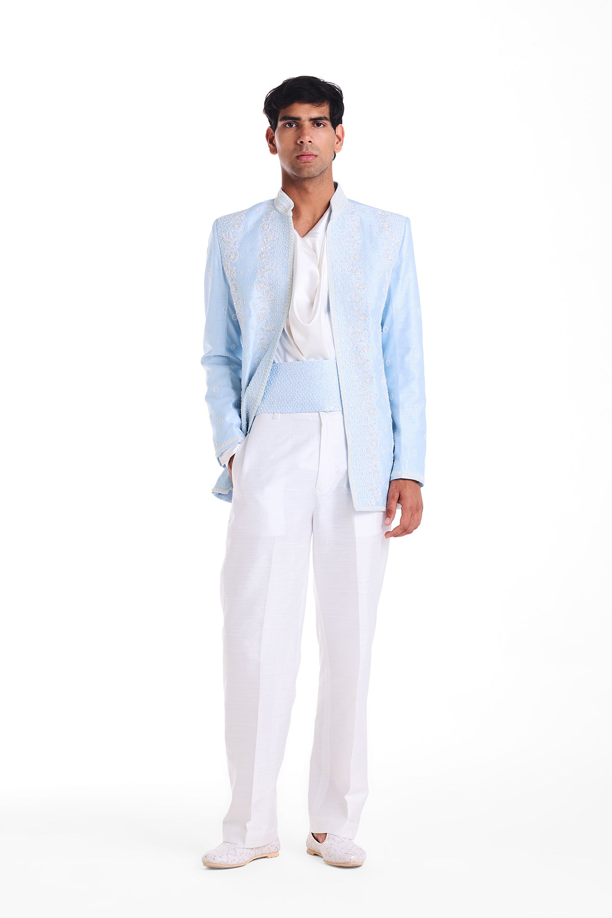 Blue Meadow Jacket Set