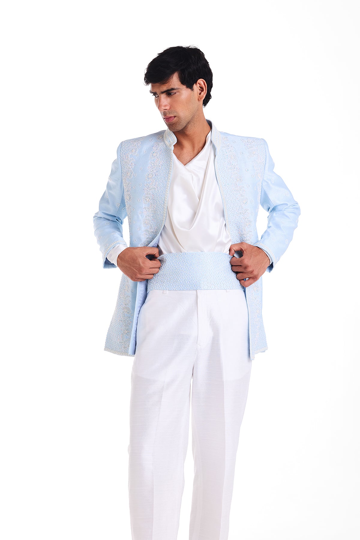 Blue Meadow Jacket Set
