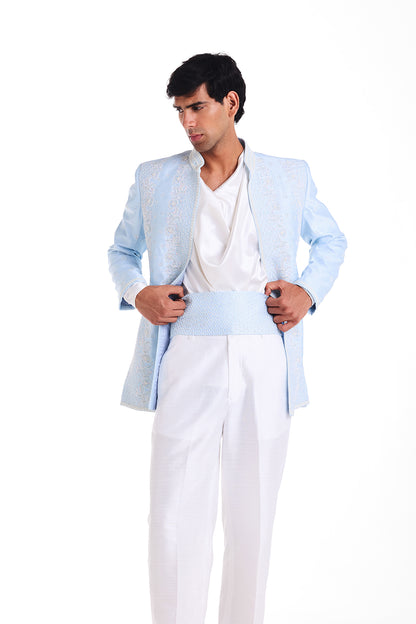 Blue Meadow Jacket Set
