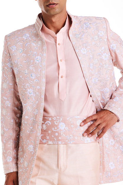 Peach Élan Jacket Set