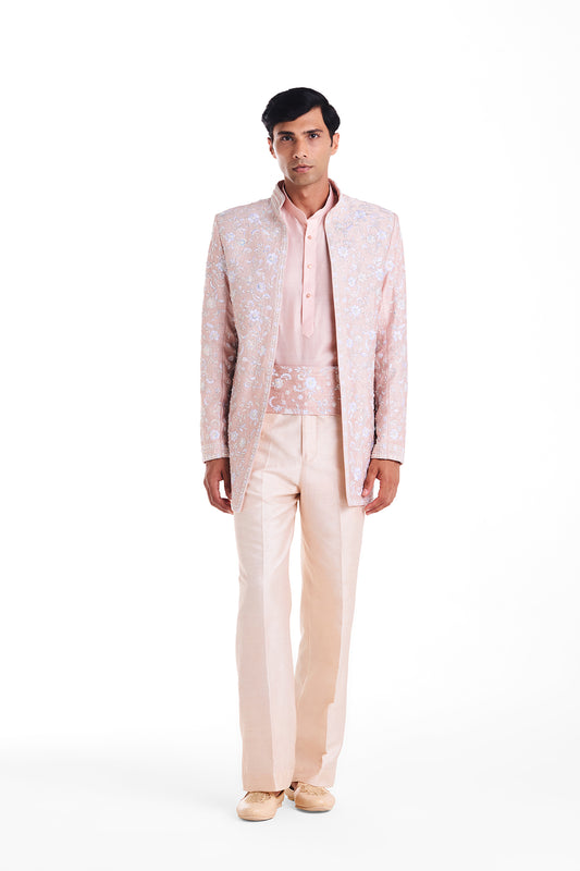 Peach Élan Jacket Set