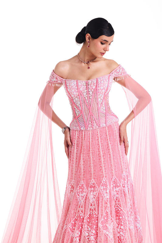 Rosewater Lehenga Set