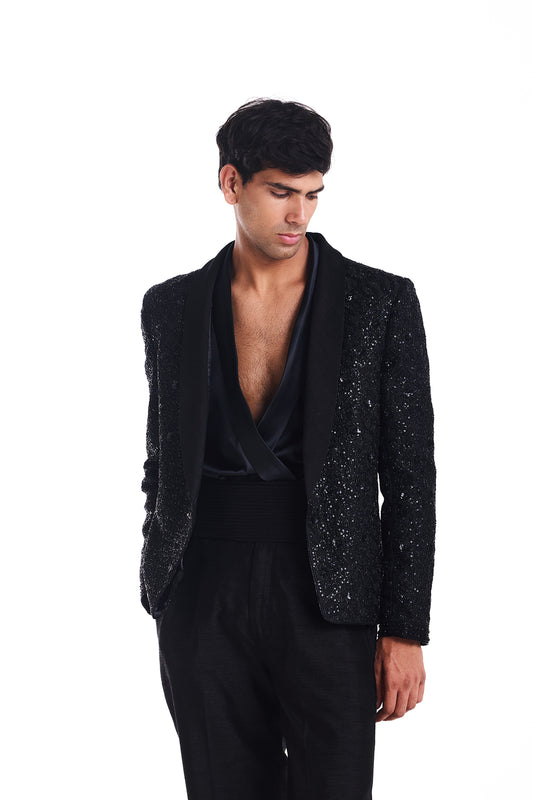 Noir Blazer Set
